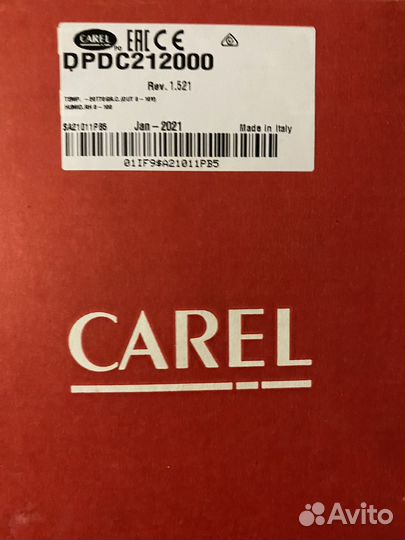 Dpdc212000 Датчик температуры и влажности carel