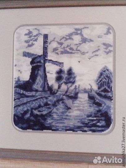 Картина вышитая крестом