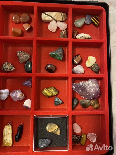 Набор камней минералов сокровища пиратов