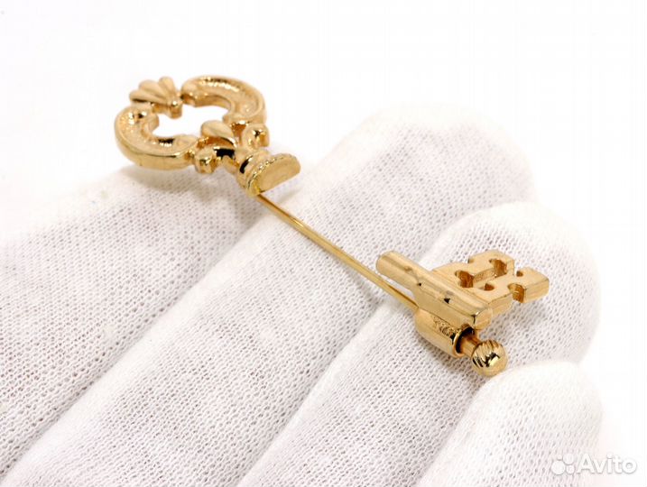 Avon Заколка Булавка Ключик США Винтаж