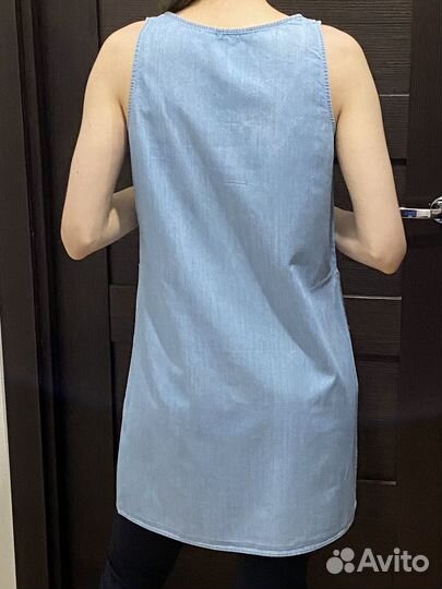 Джинсовая майка