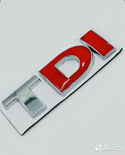 TDI шильдик на багажник авто