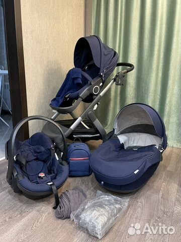 Коляска stokke trailz 3 в 1