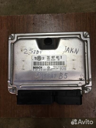Блок управления VW Passat B5 2.5tdi AKN 0281010447