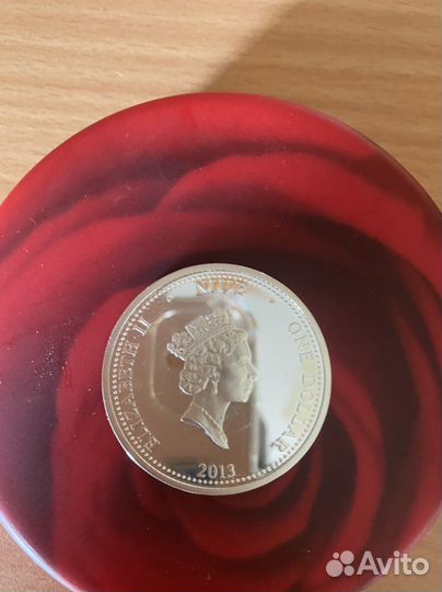 Серебряная монета 1