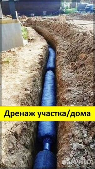 Дренаж участка