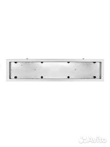 Рамка гос номера металлическая, белая