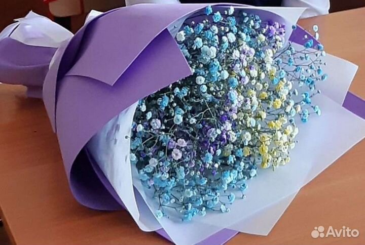 Разноцветная Гипсофила. Букеты на Любой Праздник