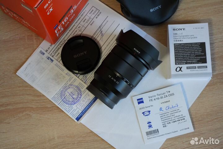 Sony Carl Zeiss Vario-Tessar FE 16-35mm f/4 ZA OSS