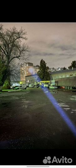 Мощный фонарь прожектор Белый лазер