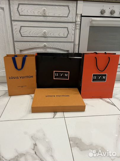 Брендовые пакеты цум, Louis Vuitton, коробки