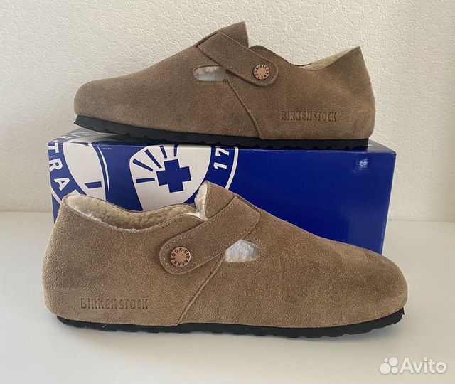 Меховые тапочки Birkenstock