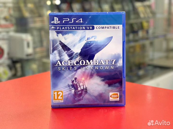PS4 Ace Combat 7 Skies Unknown cusa-07202 (с поддержкой PS VR) (Русские субтитры)