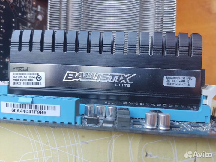 Asus p8z77-v wi-fi+i7-3770k+16 gb ballistix elite