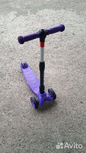 Самокат детский трехколесный б/у