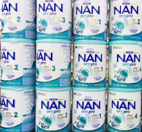 Детская смесь NAN 1,2,3