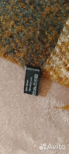 Шарф-палантин женский зимний тëплый шерсть