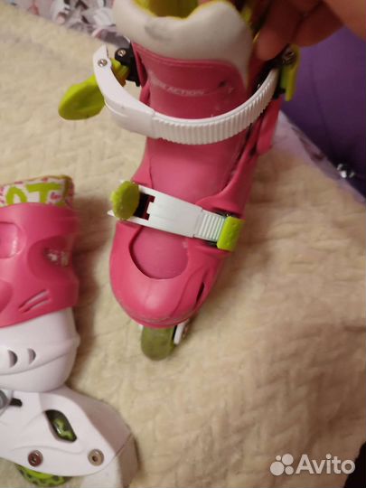 Роликовые коньки детские раздвижные