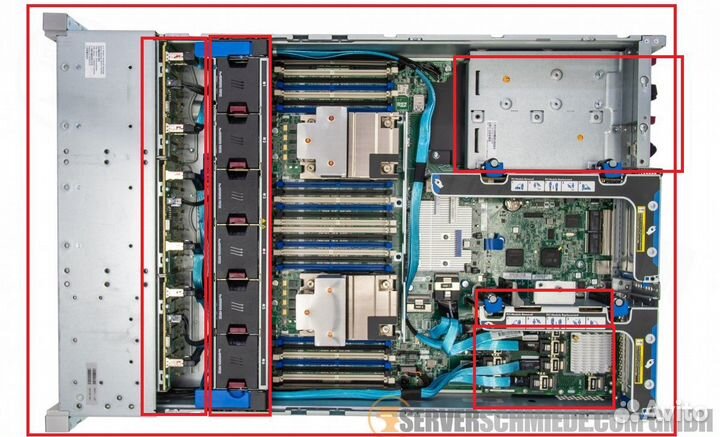 Комплектующие для серверов HP DL 380 G7, G9