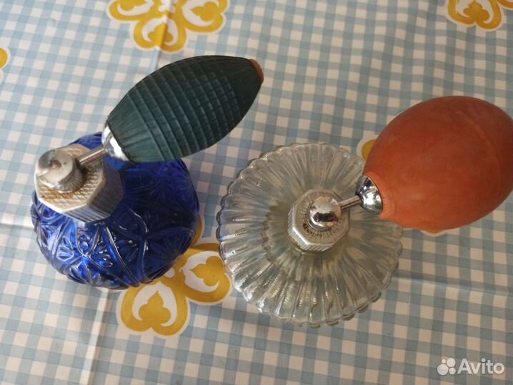 Флаконы для одеколона СССР, с пульверизатором