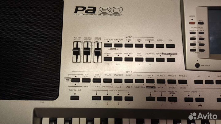 Korg pa 50, 60,80. Ручки фейдер комплект 4 шт
