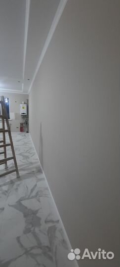 Отделка малярка,шпаклевка,гипсокартон,ламинат и тд