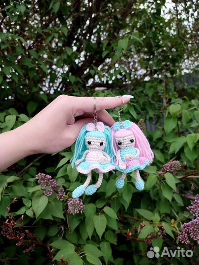 Брелок ручной работы. кукла