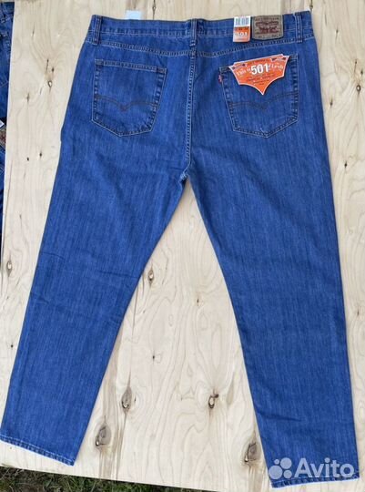 Мужские джинсы levis 501 W44 L34, на болтах