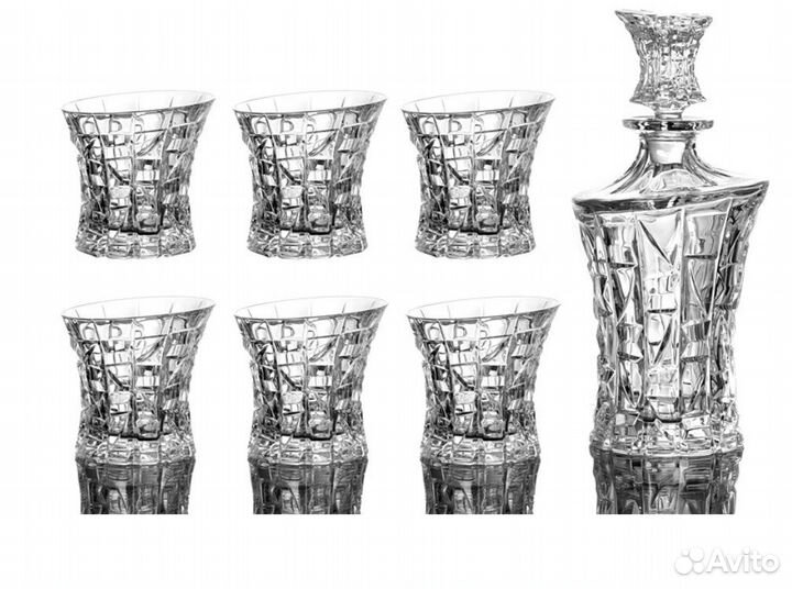 Бокалы и штоф для виски (подарочный набор)