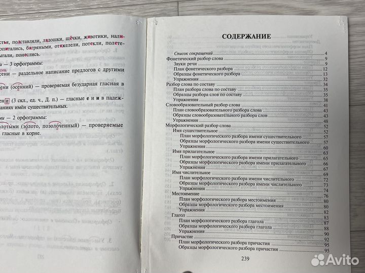 Справочник по русскому языку 5-9 класс