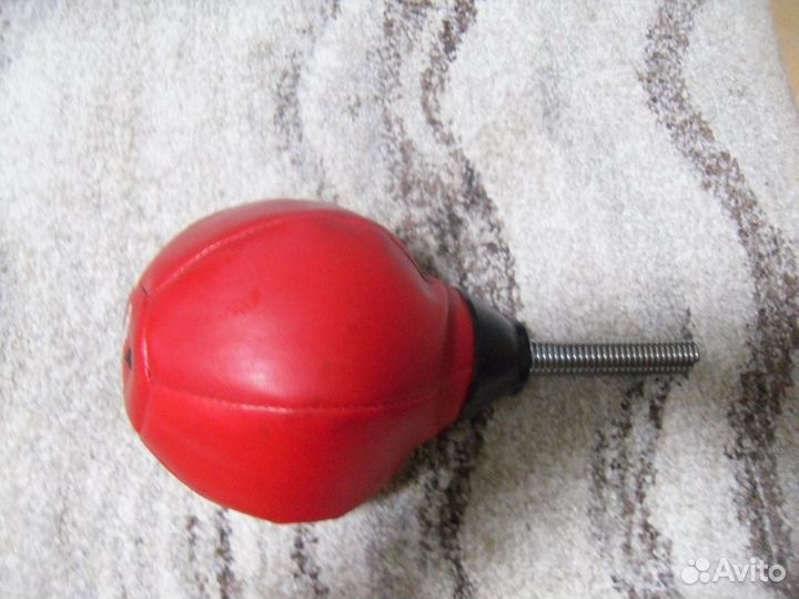 Боксерская груша кожаная надувная