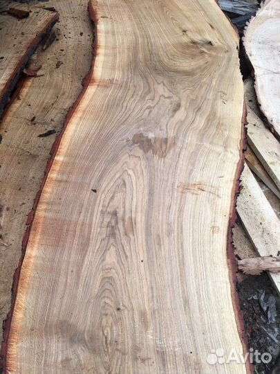 Слэбы из дуба(волна) Т.7 см