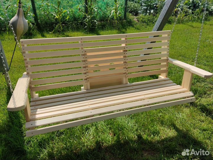 Садовая качель подвесная