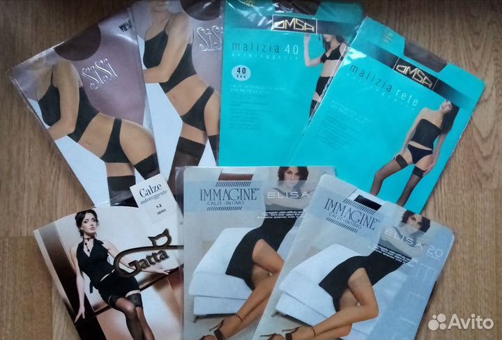 Женские капроновые чулки 1,2 размер