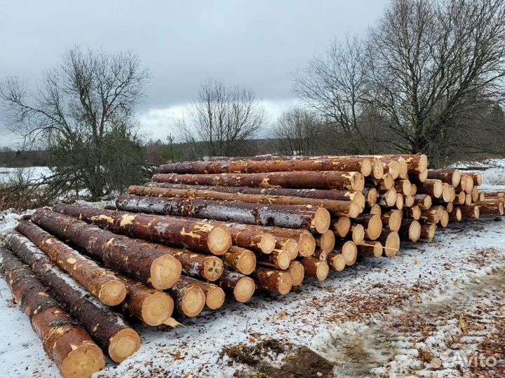 Лес кругляк строевой