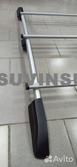 Рейлинги Нива 2131 (5d) с поперечинами (серый) VM