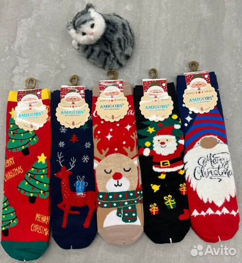 Новогодние носки