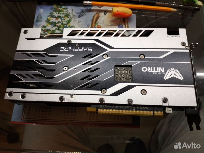 Видеокарта rx580 8gb sapphire nitro+