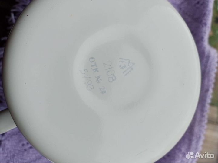 Кофейник эмалированный ссср,чайник винтаж