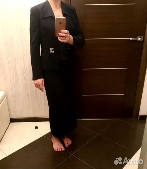 Костюм женский с длинной юбкой