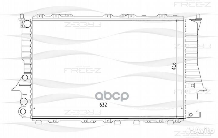 Радиатор KK0111 free-Z