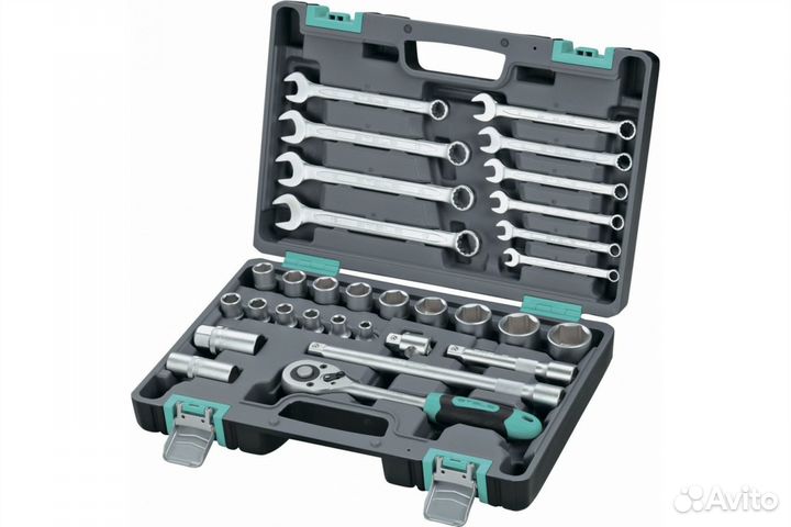 Набор инструментов 1/2 пластиковый кейс 31пр stels