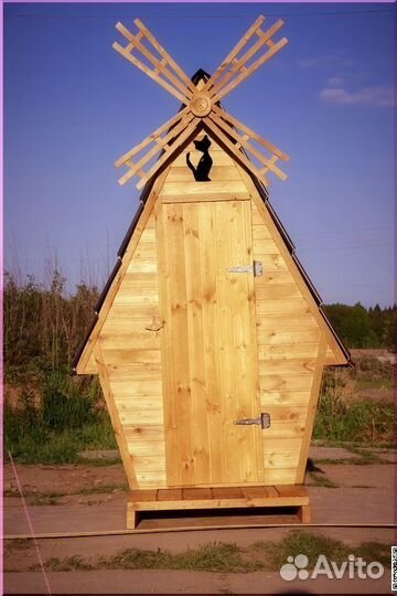 Дачный туалет с установкой KEY671