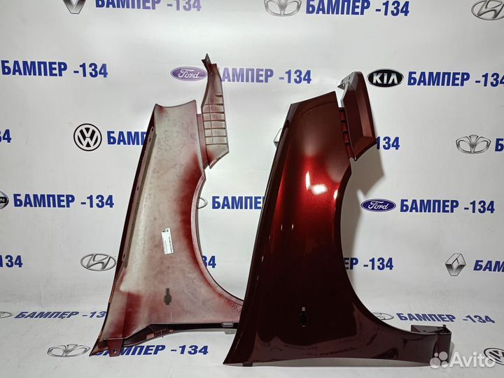 Крыло переднее правое пластик лада калина 1