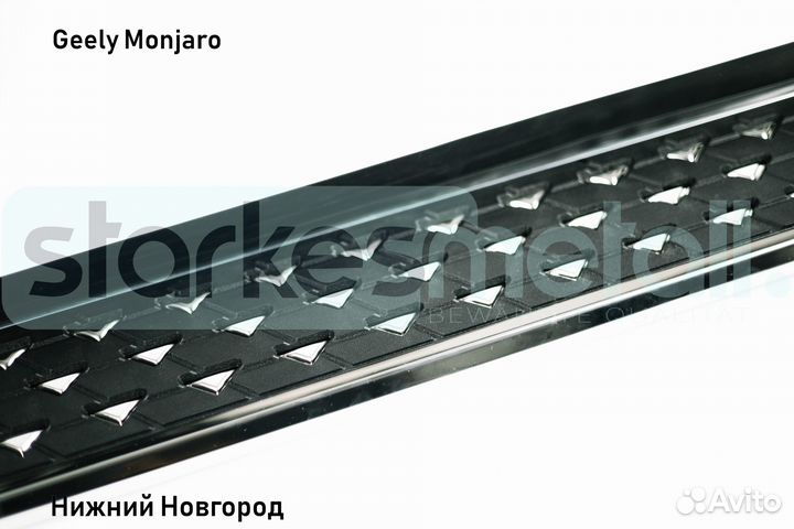 Подножки Geely Monjaro TOR