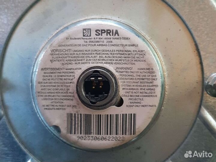 Подушка безопасности renault logan 1