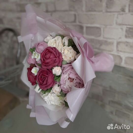 Съедобный букет из зефира