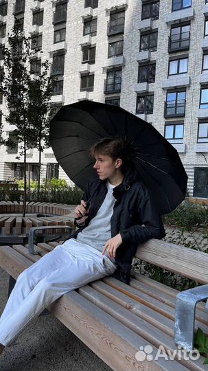 Зонт чёрный дизайнерский