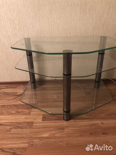 Стеклянная тумба