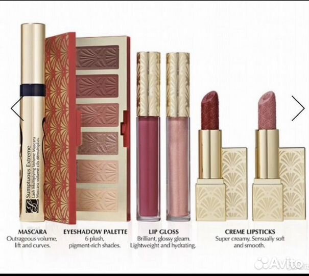 Помада, палетка теней Estée Lauder